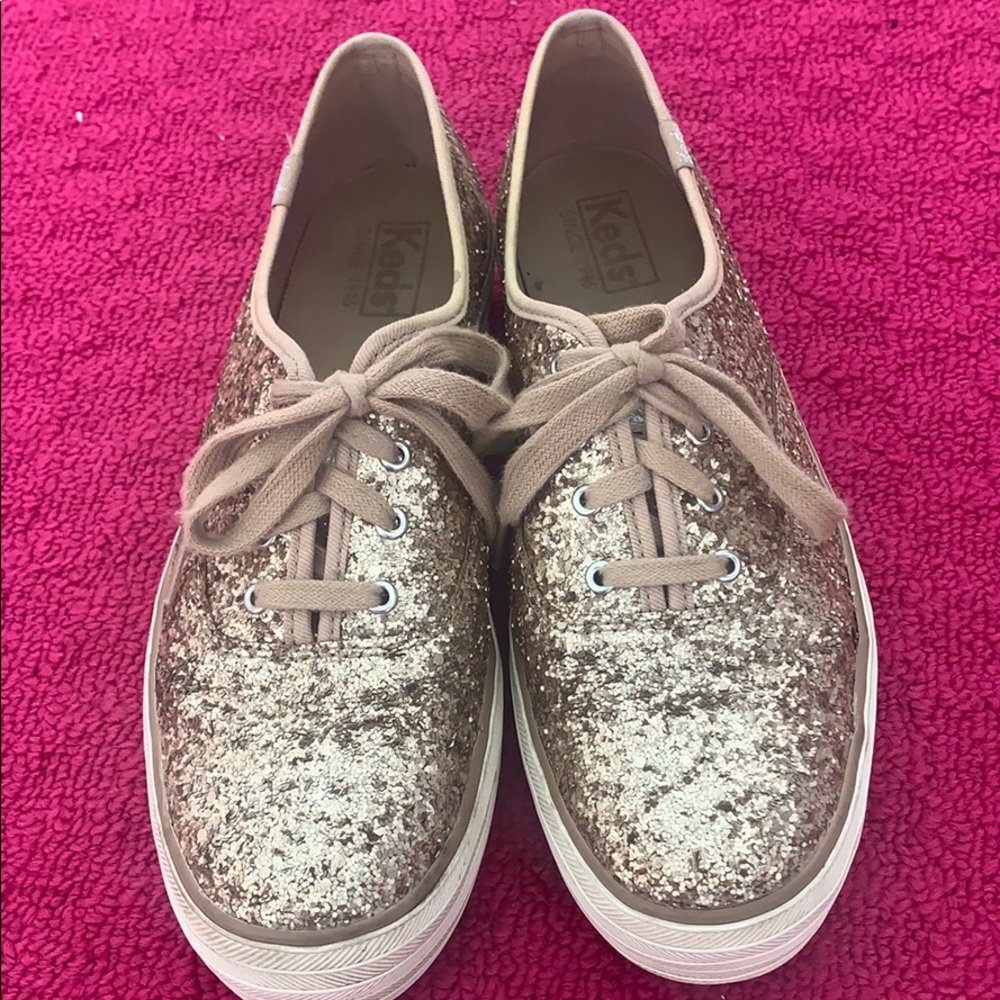Keds glitter lifestyle tennis shoes size 9